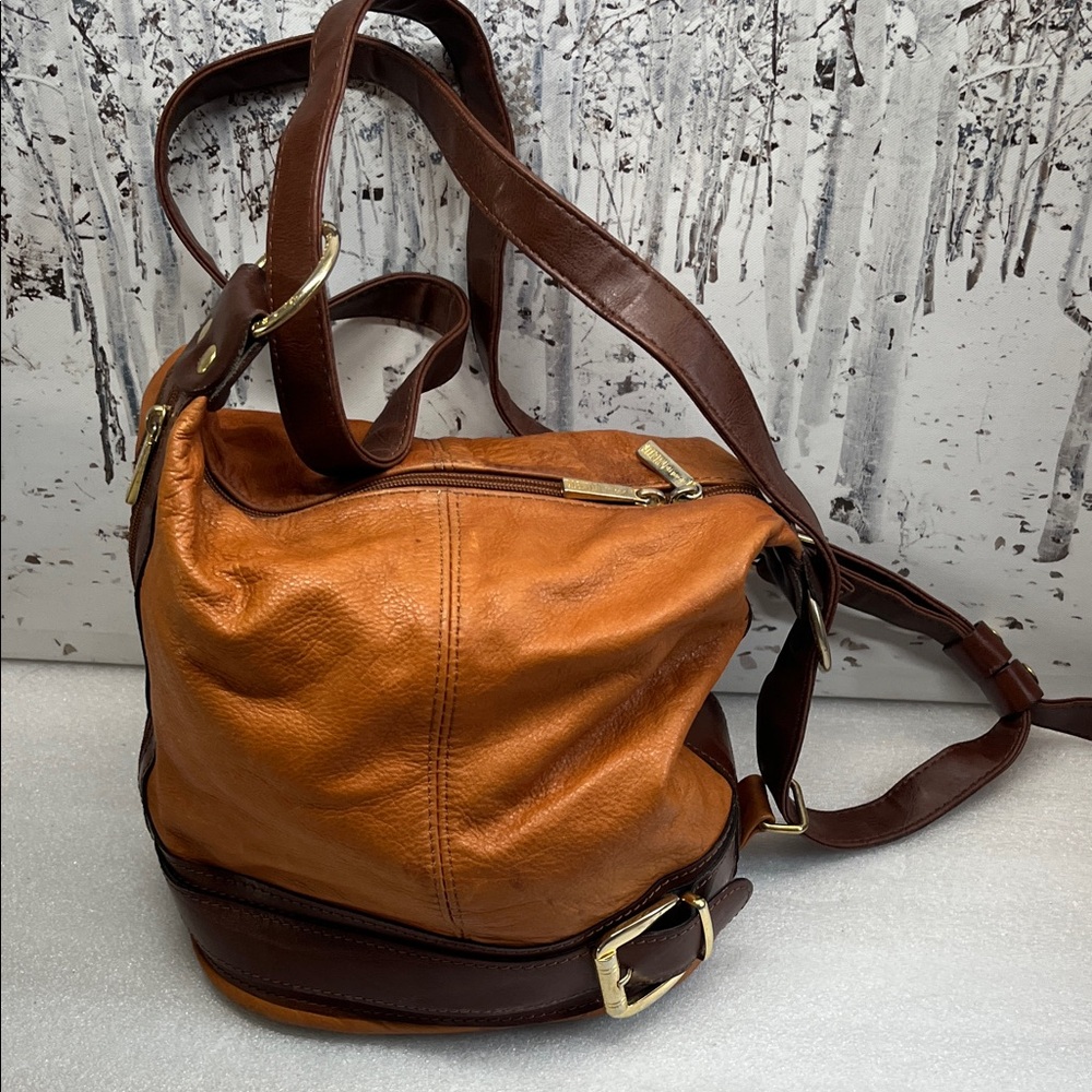 Valentino di Paulo Vintage Leather Bucket Bag